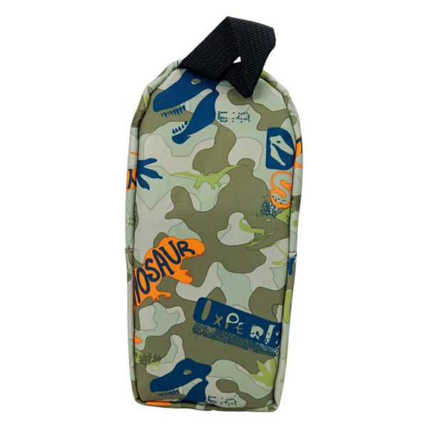 Dino Camo Multi-Pocket Pencil Pouch