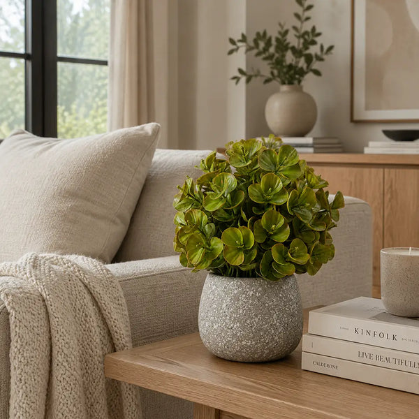 Nature Pearl Artificial Green Plant with Pot