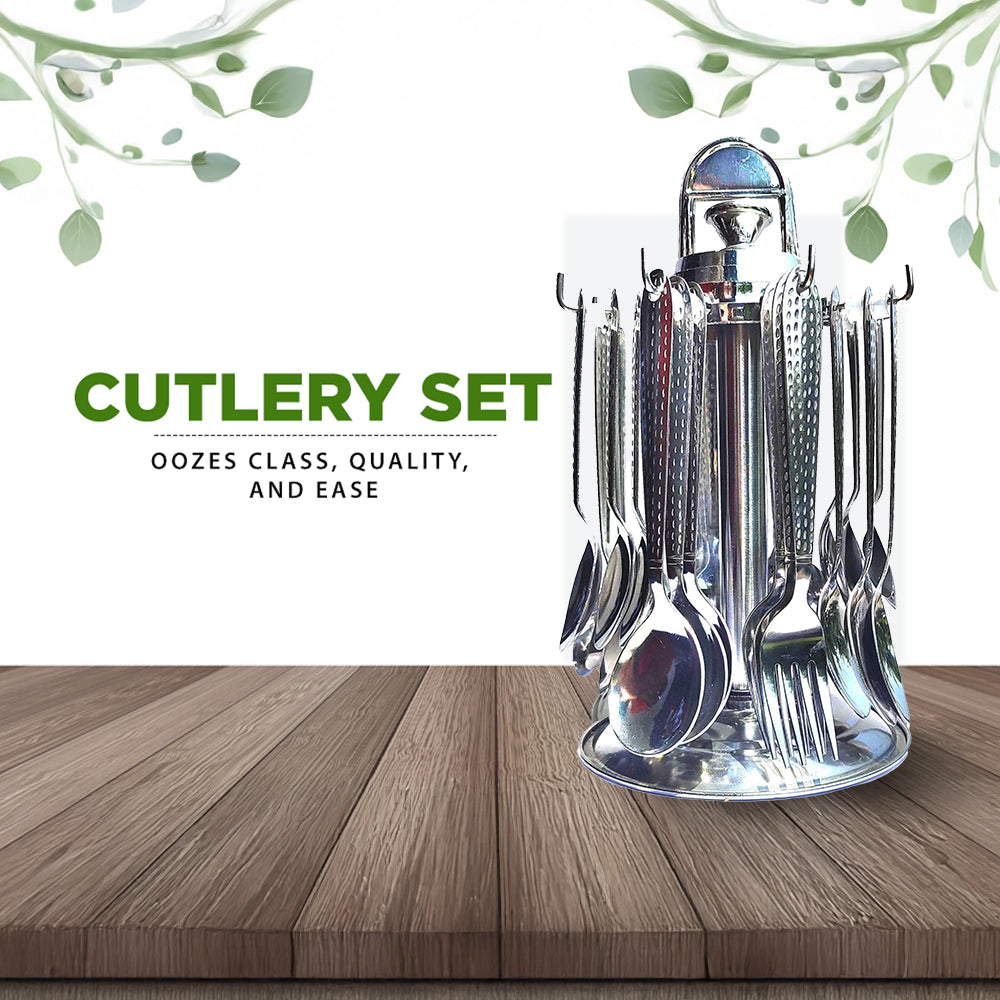 Stainless Steel 24 Pcs Cutlery Set