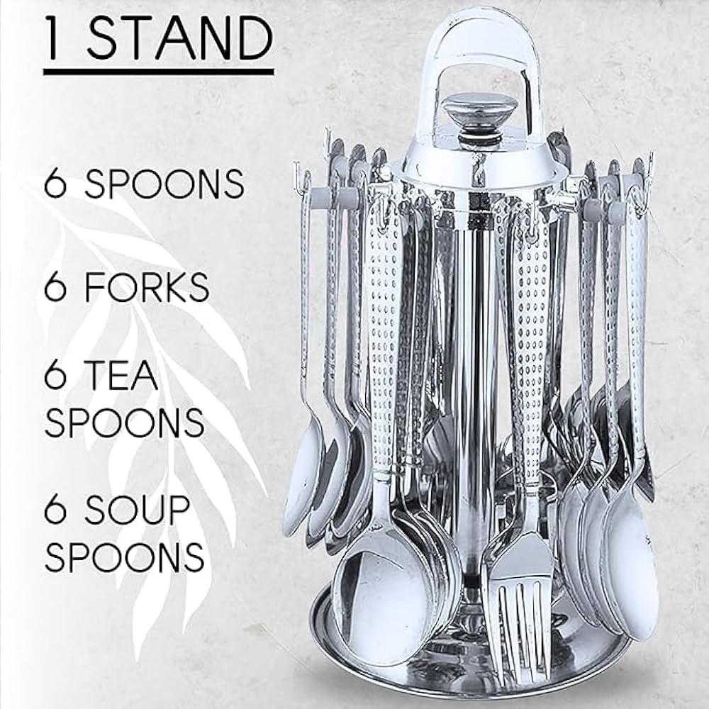 Stainless Steel 24 Pcs Cutlery Set
