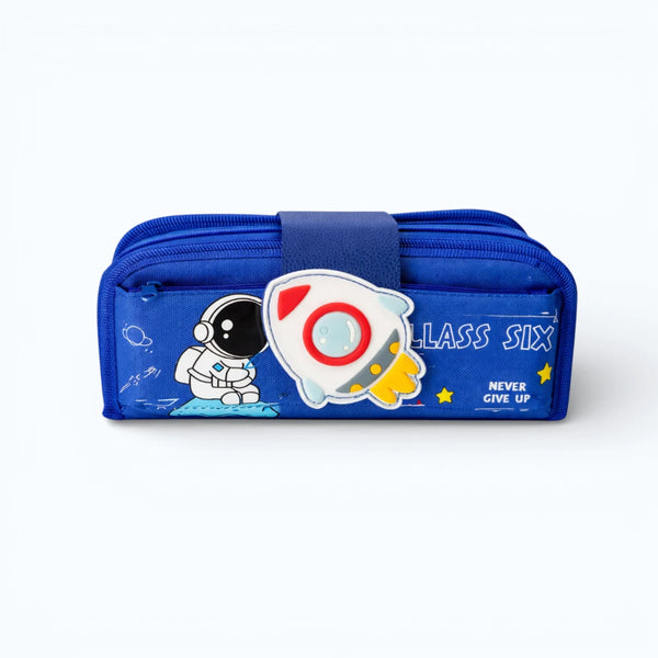 Galaxy Rocket Pencil Case