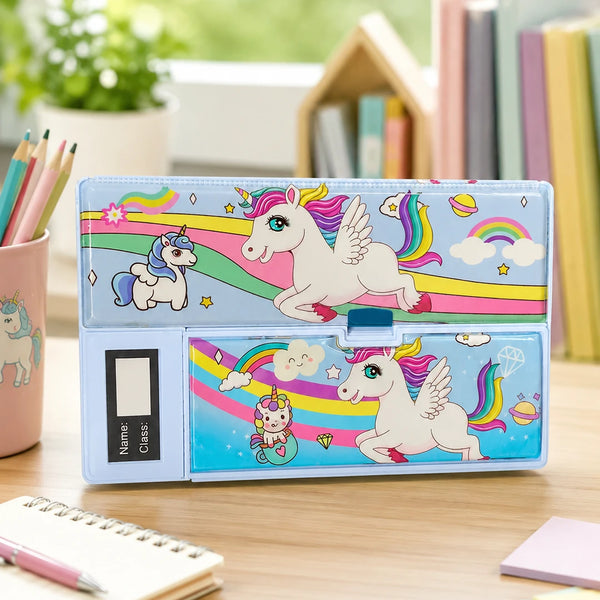 Unicorn Magic Multifunctional Pencil Box