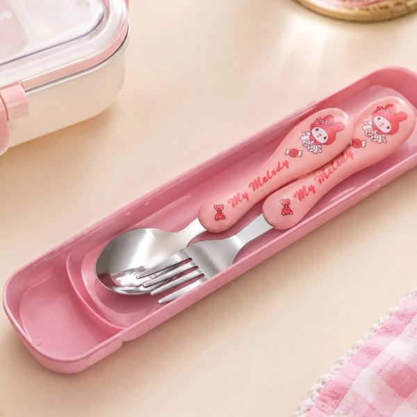 Pink Melody Kids Cutlery Set
