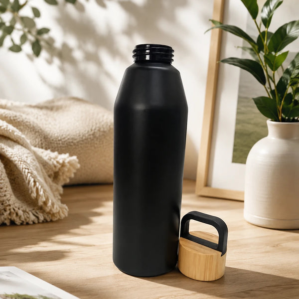 Noir Bamboo Insulated Bottle