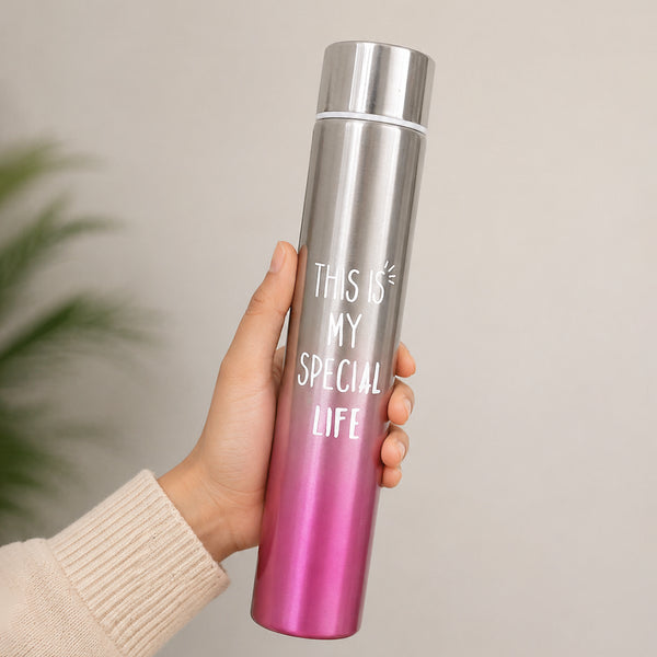Pink Glow Steel Bottle