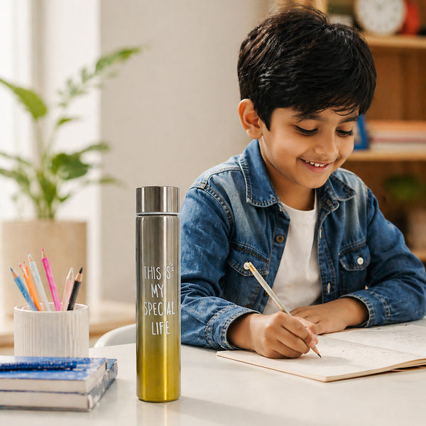 Golden Glow Steel Bottle
