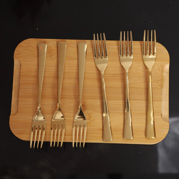 Golden Shine Stainless Steel Fork Set