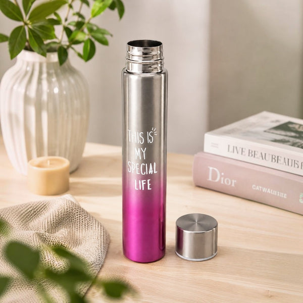 Pink Glow Steel Bottle
