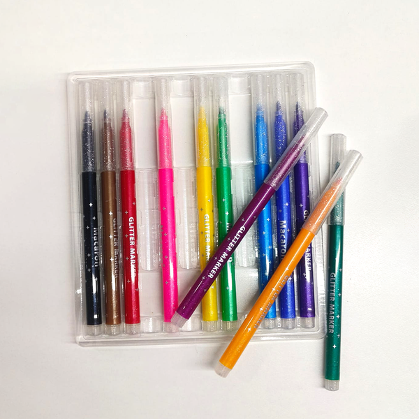 Sparkle Wave Glitter Marker Set