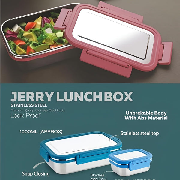 Stainless Steel Lunch Box Jerry Blue