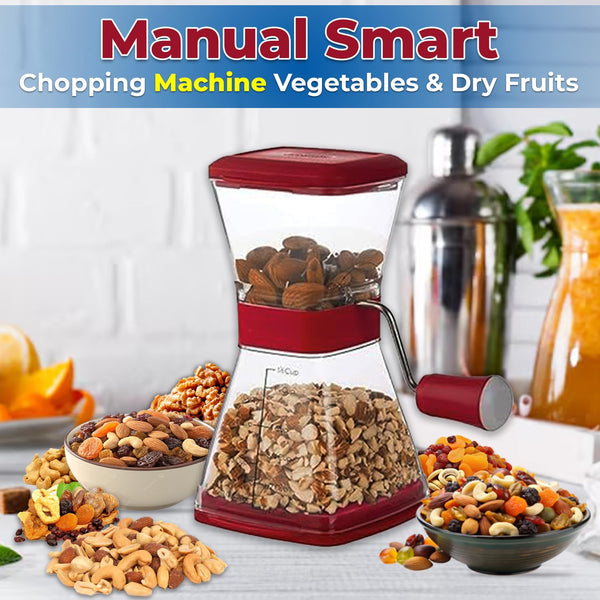Manual Smart Chopper Stainless Steel Blades