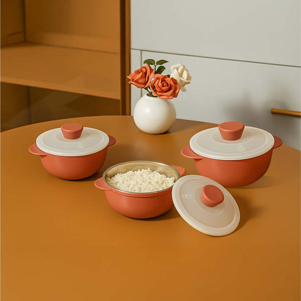 Premium Microwave Safe Bowls with Lids