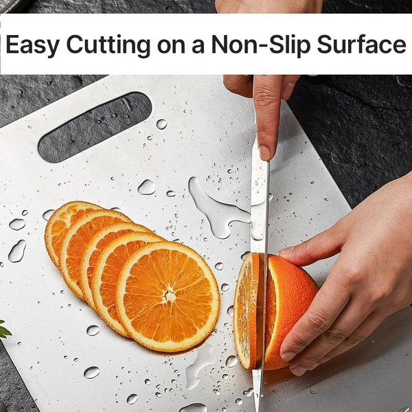 Stainless Steel Cutting & Chopping Board for Vegetable & Fruits