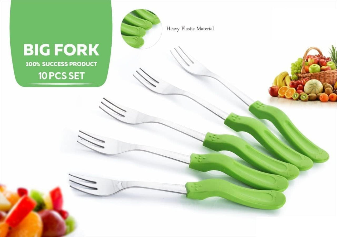 Stainless Steel Fruit Fork 10pcs Set