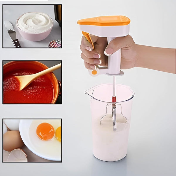 Stainless Steel Manual Hand Blender