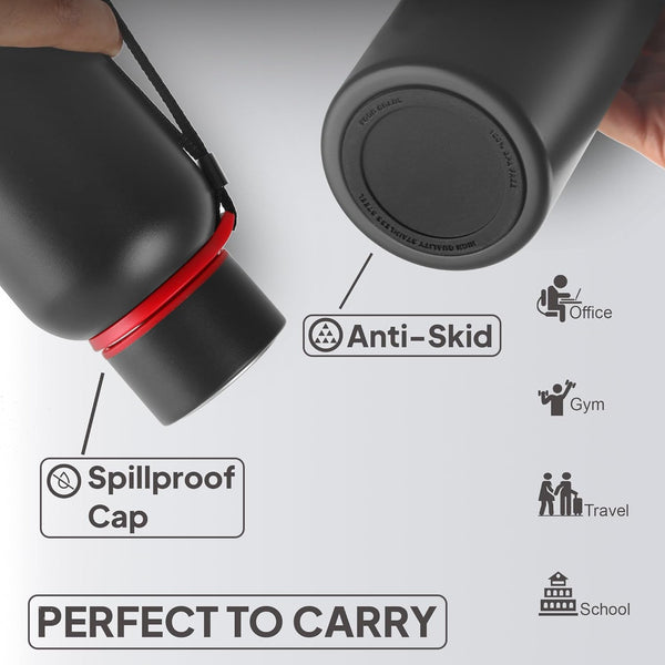 Stainless Steel Water Bottle Black