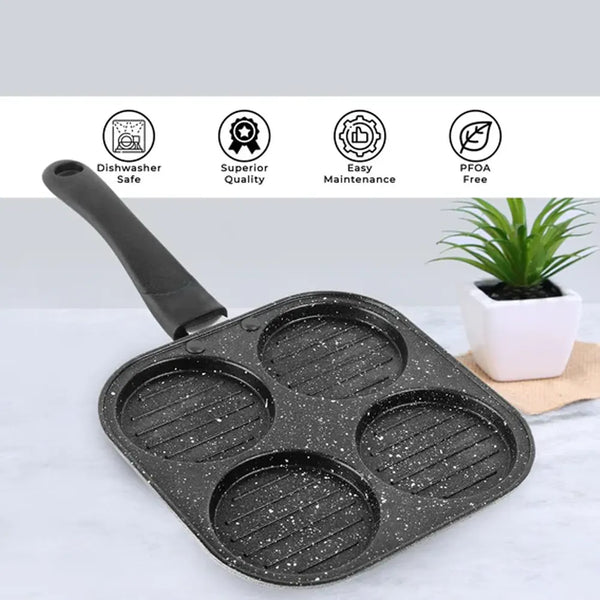 Non-Stick 4 Cavity Aluminium Uttapam Maker