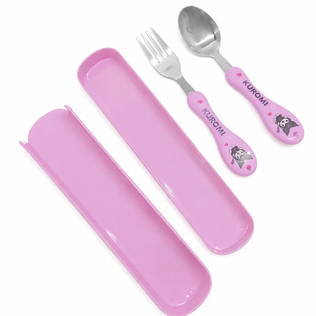 Kuromi Kids Travel Cutlery Set