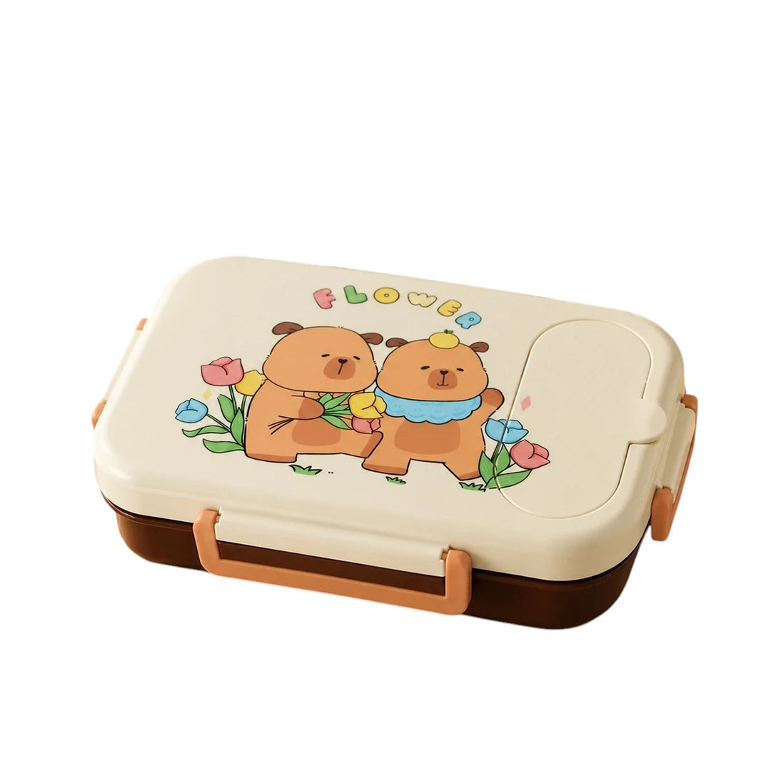Flower Bear Kids Lunch Box