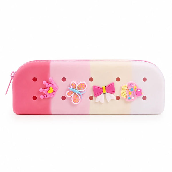 Princess Charm Silicone Pencil Pouch