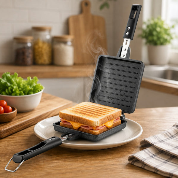 Snack N Sandwich Jumbo Medium Toaster (Square)