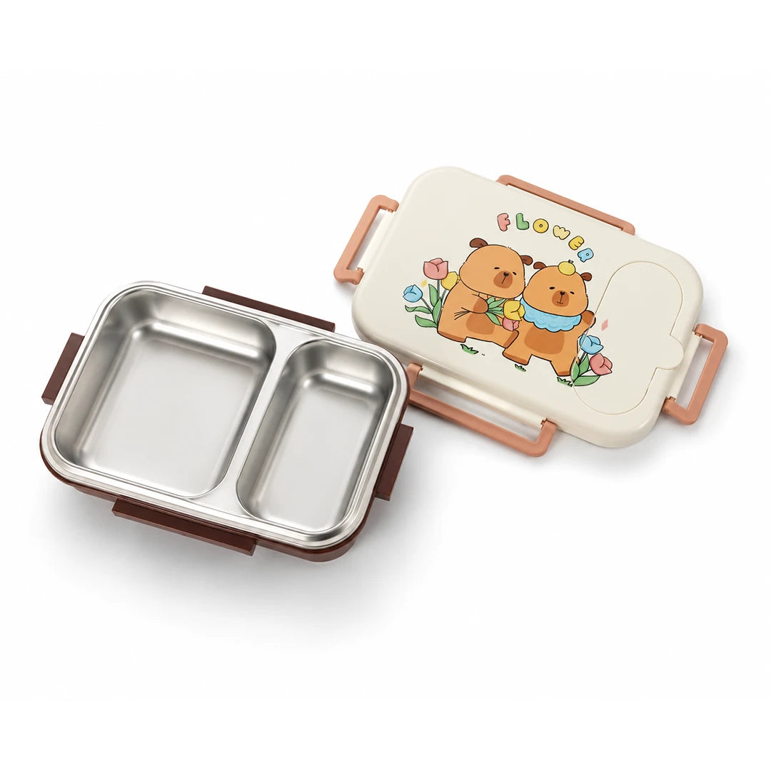 Flower Bear Kids Lunch Box