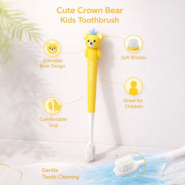 Crown Bear Kids Toothbrush
