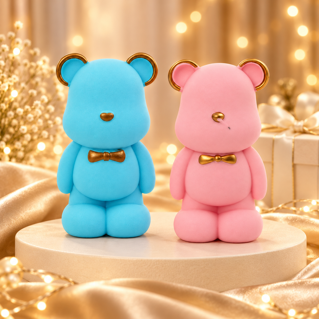 Cuddly Duo Teddy Bears Eraser