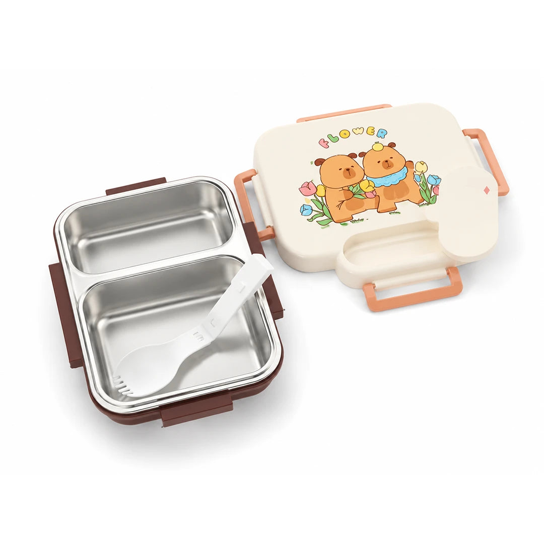 Flower Bear Kids Lunch Box