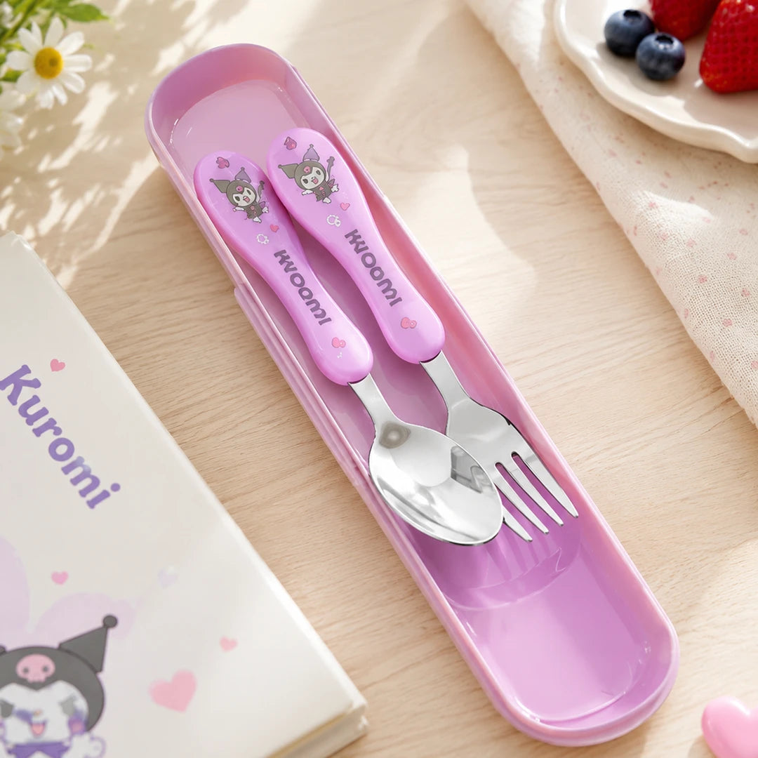 Kuromi Kids Travel Cutlery Set