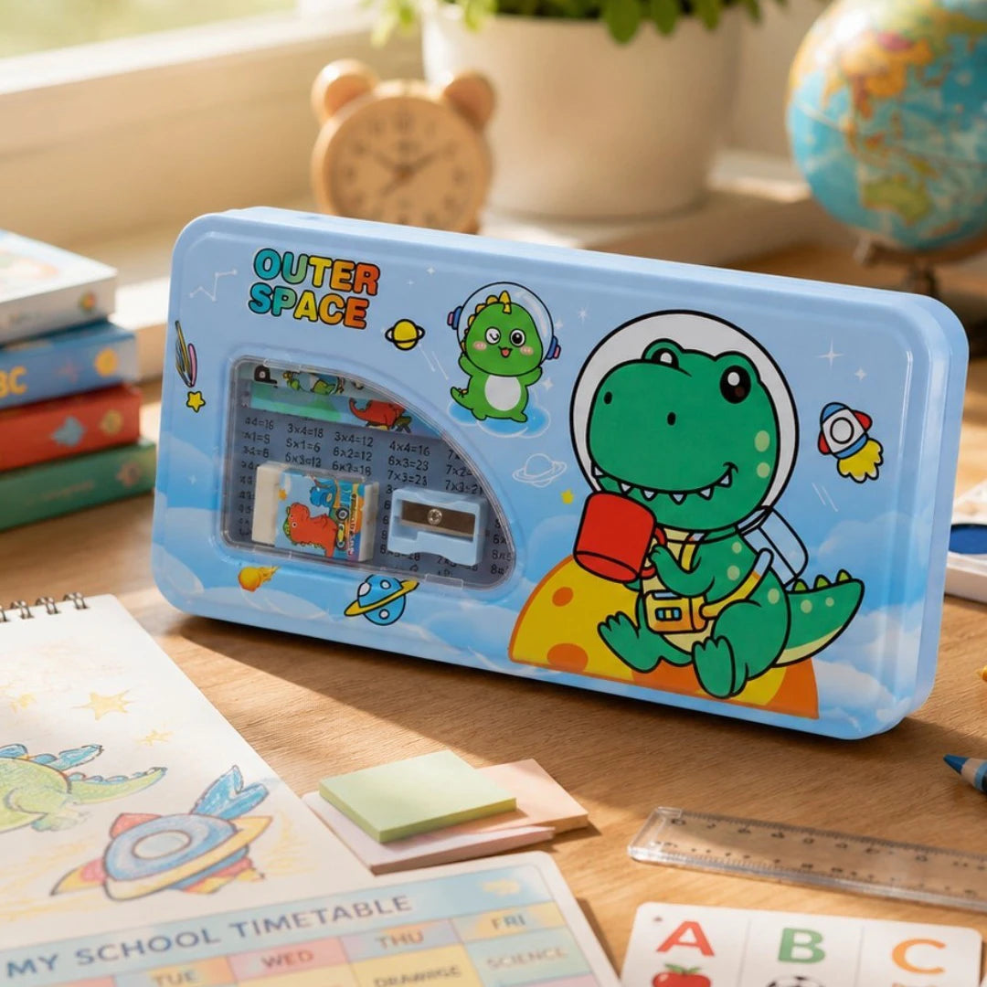 Dino Orbit Kids Pencil Box Set