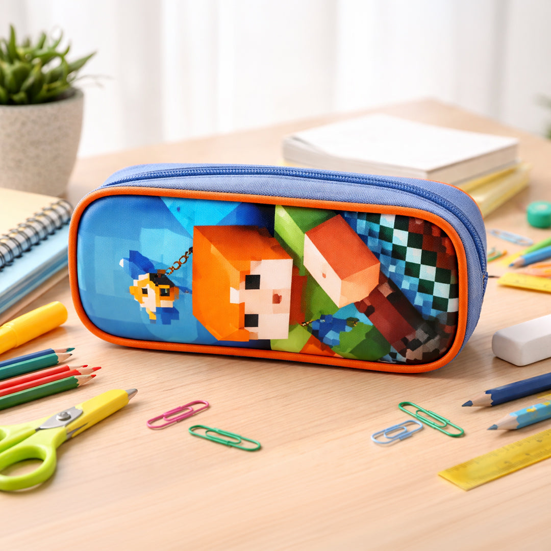 Pixel Adventure Pencil Pouch
