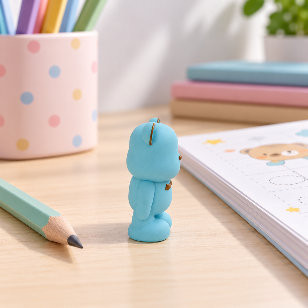 Cuddly Duo Teddy Bears Eraser
