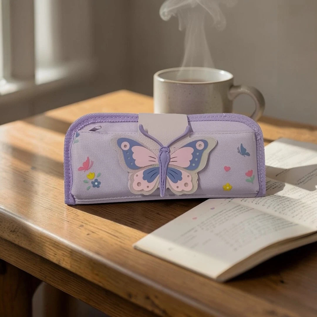 Lavender Flutter Pouch