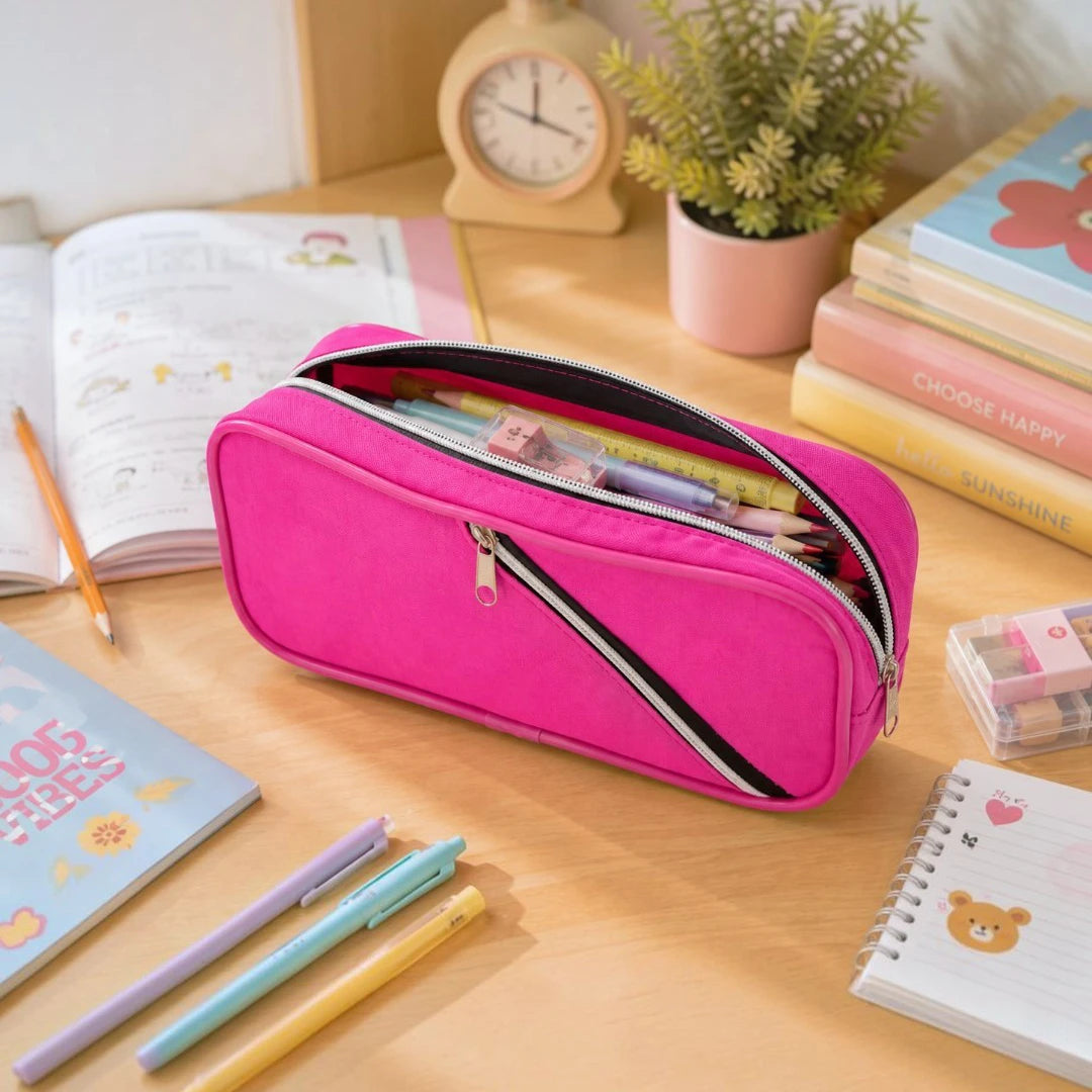 BlushPop Dual Zip Pencil Pouch