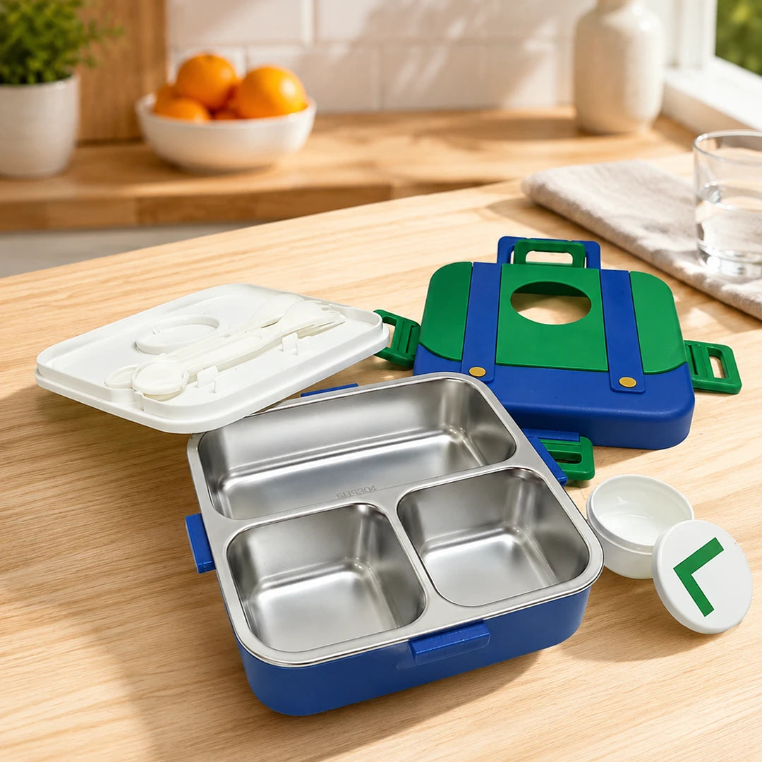 Luigi Buddy Stainless Steel School Lunch Box