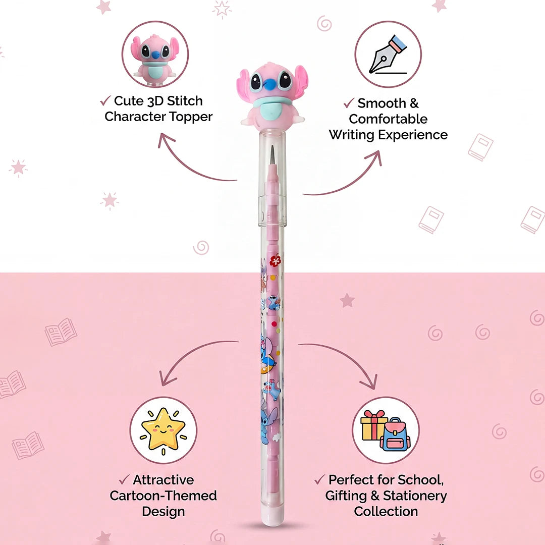 Stitch Pop Push Pencil Set