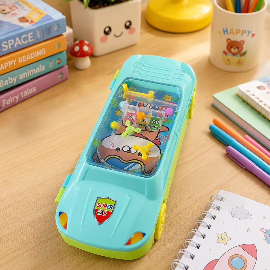 Turbo Car Pencil Box with Fun Maze Game & Secret Lock