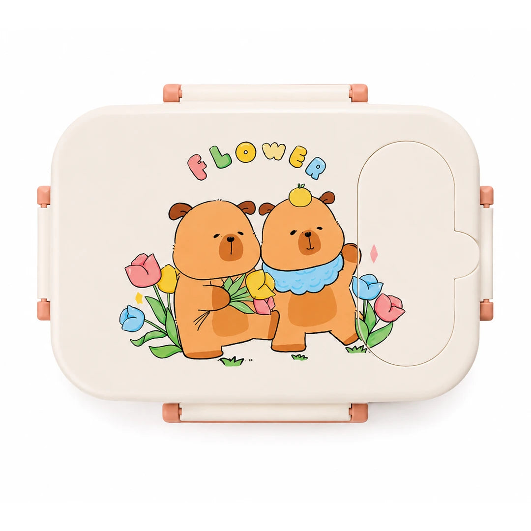 Flower Bear Kids Lunch Box