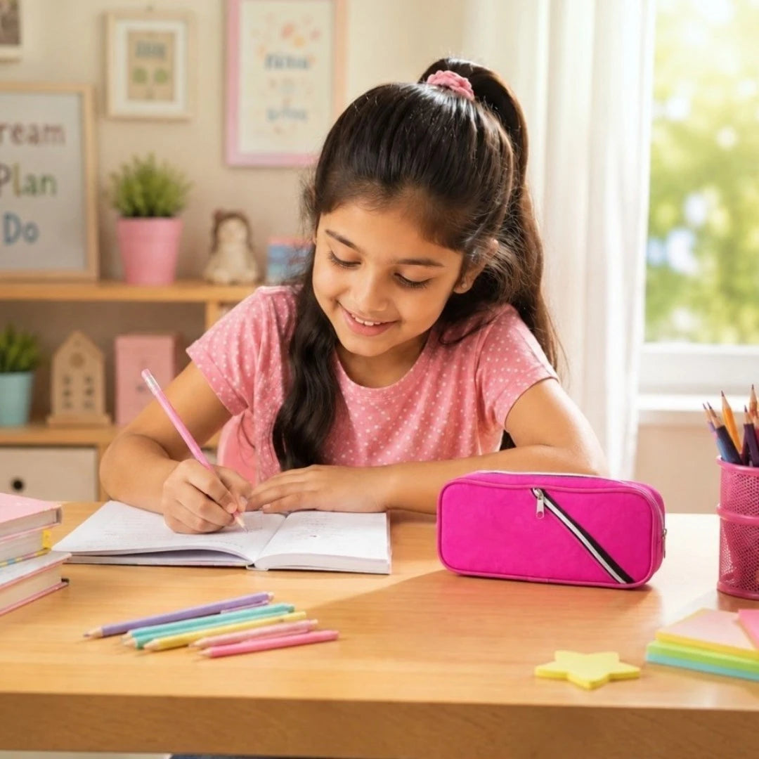 BlushPop Dual Zip Pencil Pouch