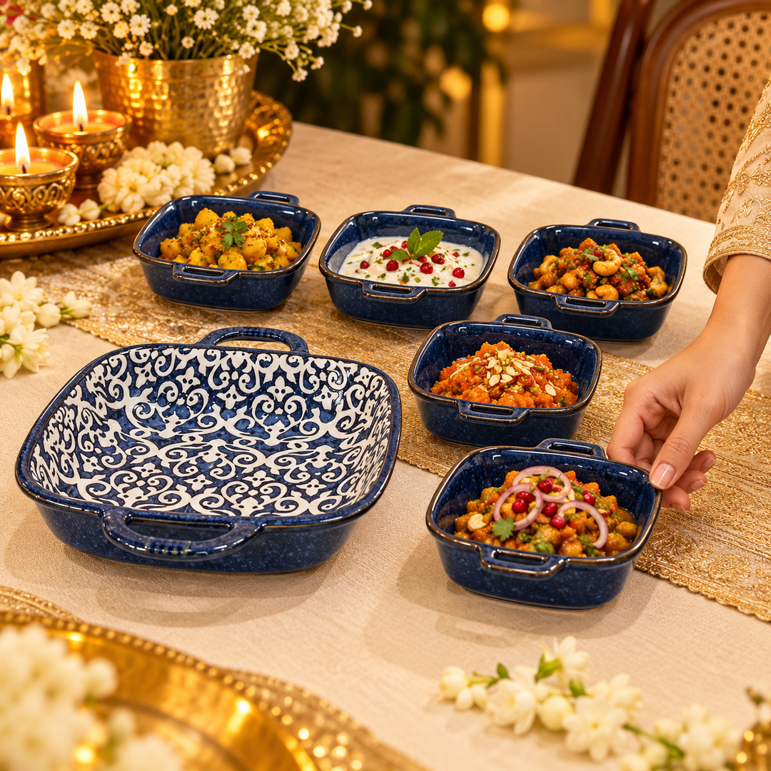 Royal Azure Serving Set