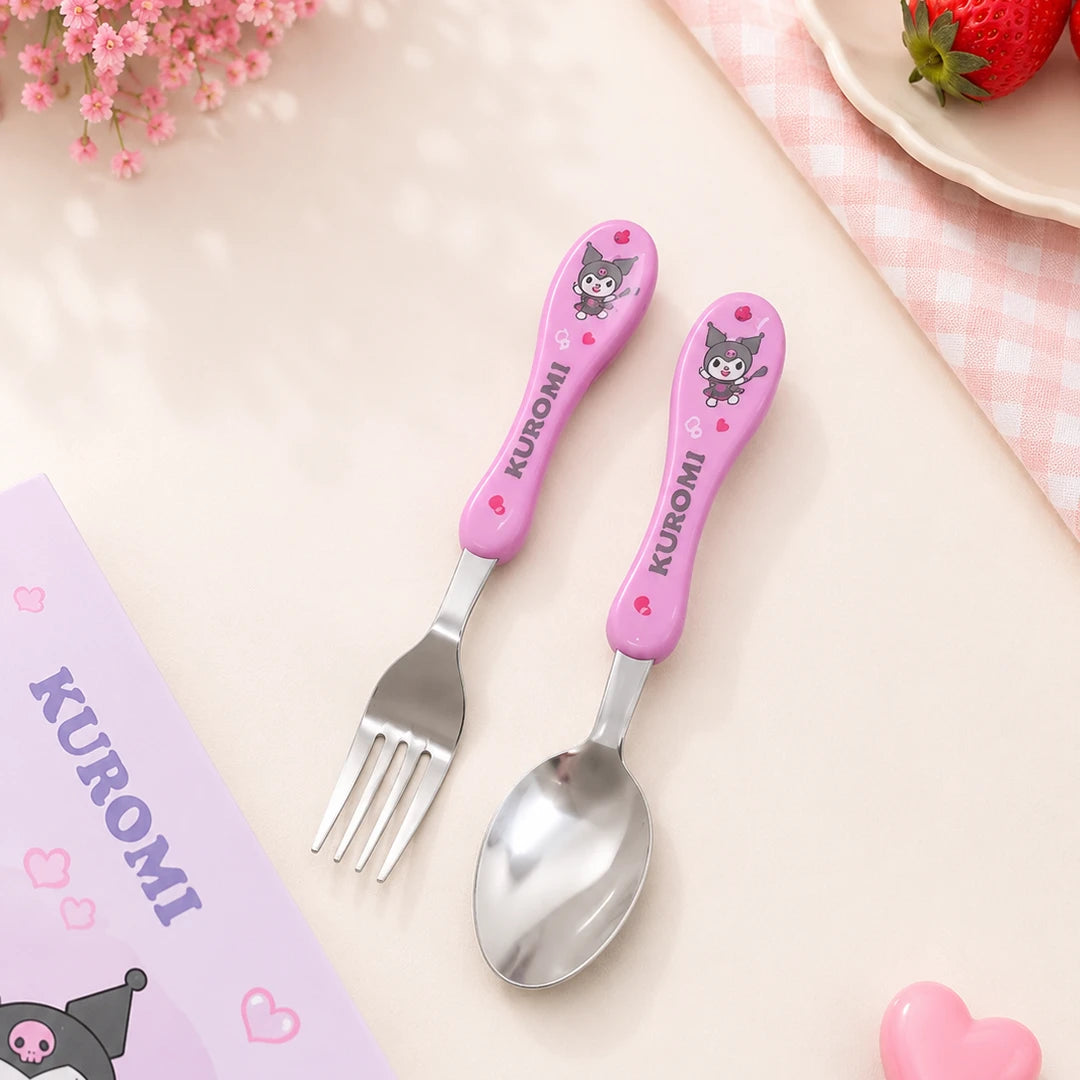 Kuromi Kids Travel Cutlery Set