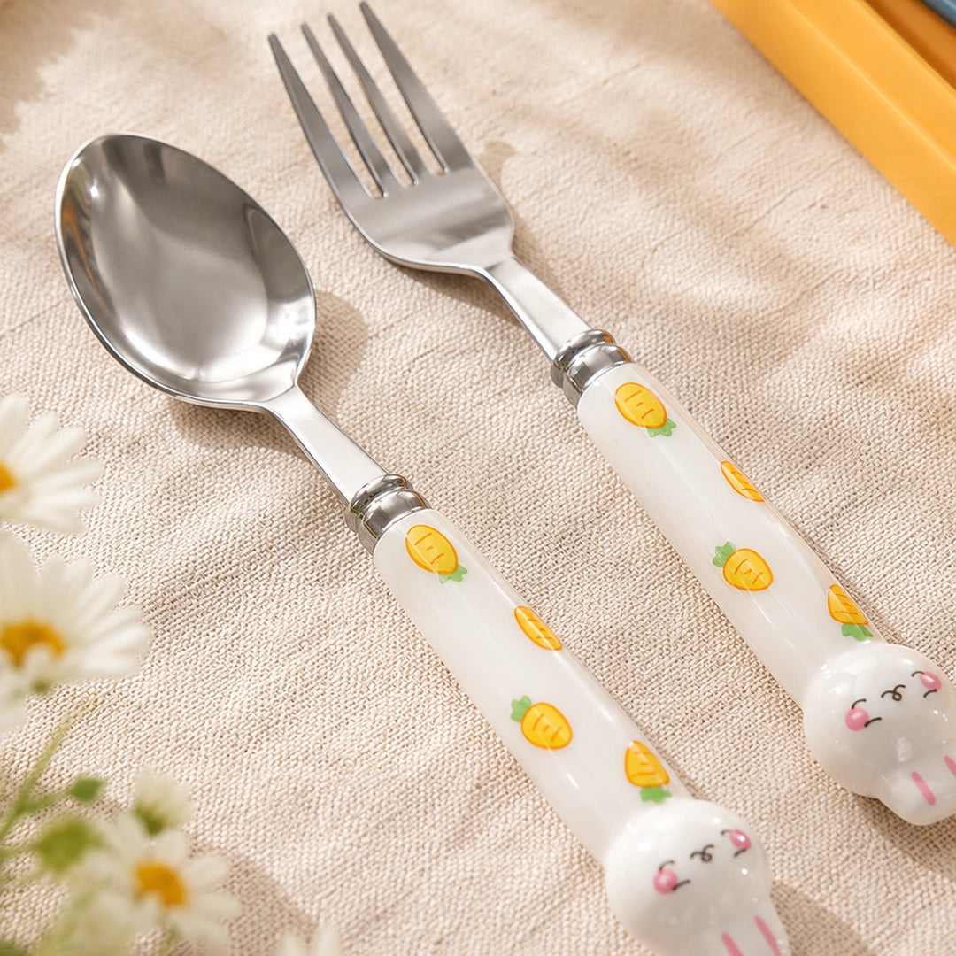Bunny Carrot Kids Cutlery Set