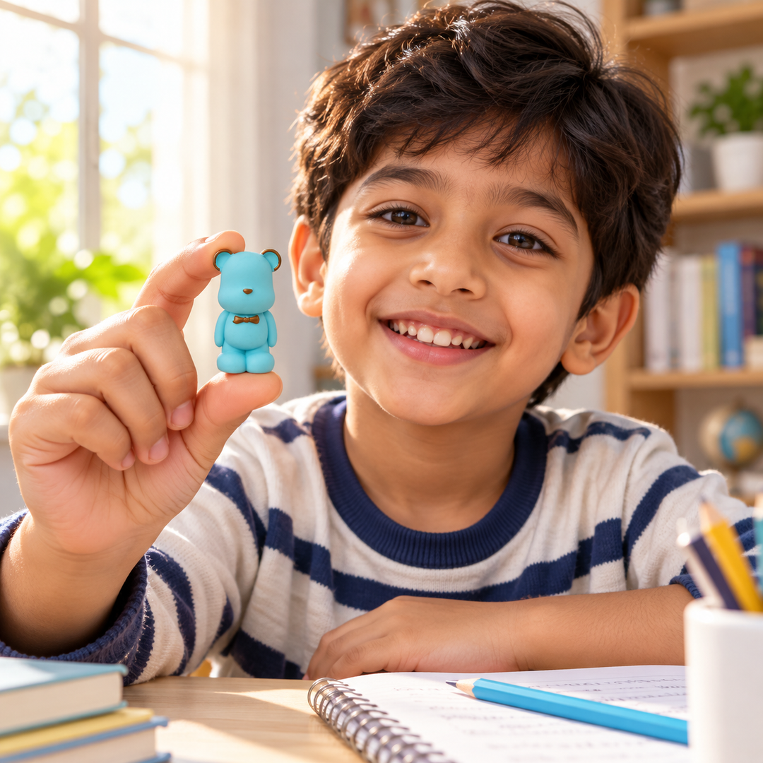 Cuddly Duo Teddy Bears Eraser