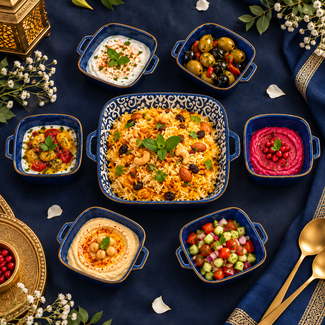 Royal Azure Serving Set