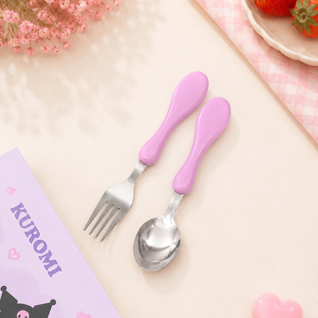 Kuromi Kids Travel Cutlery Set