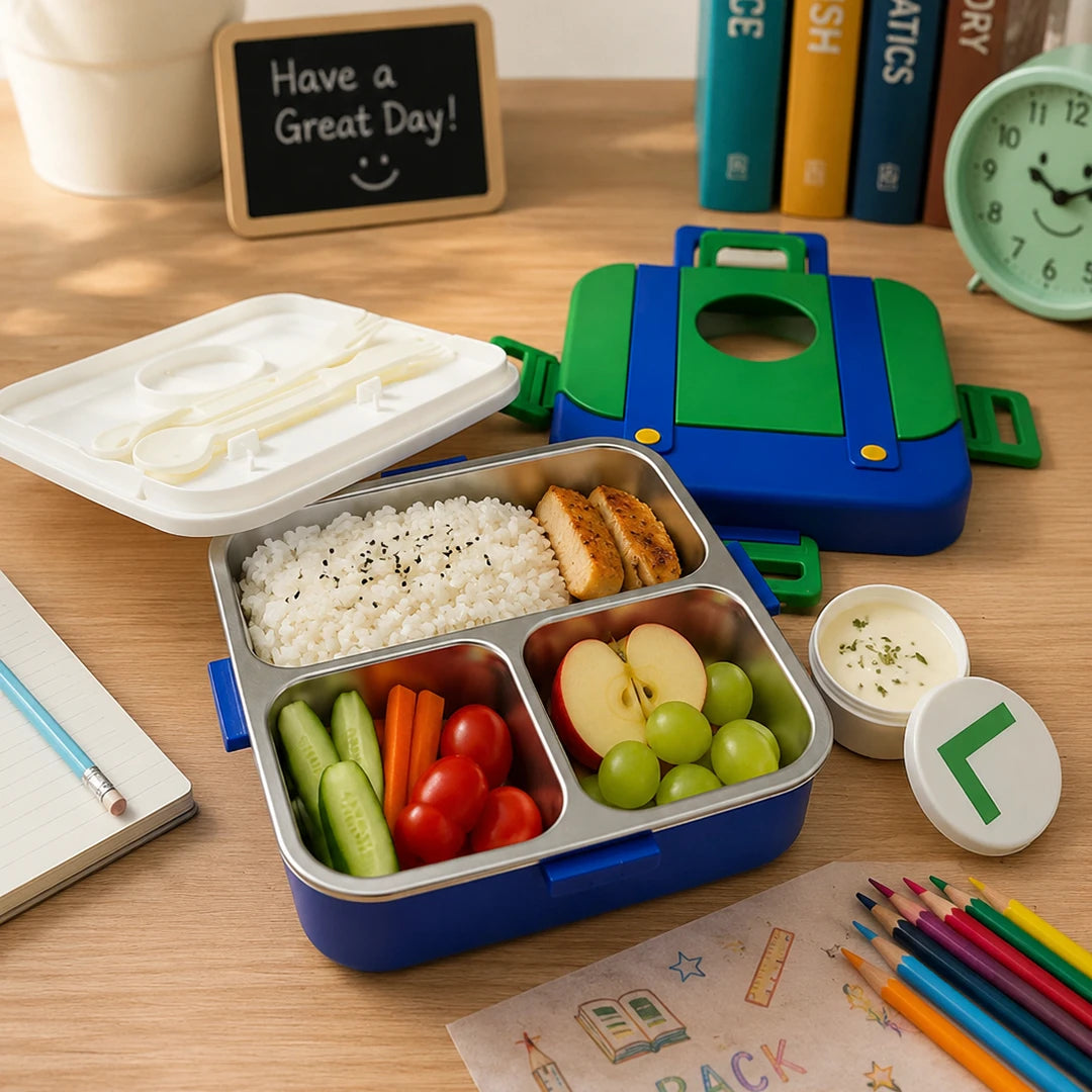 Luigi Buddy Stainless Steel School Lunch Box