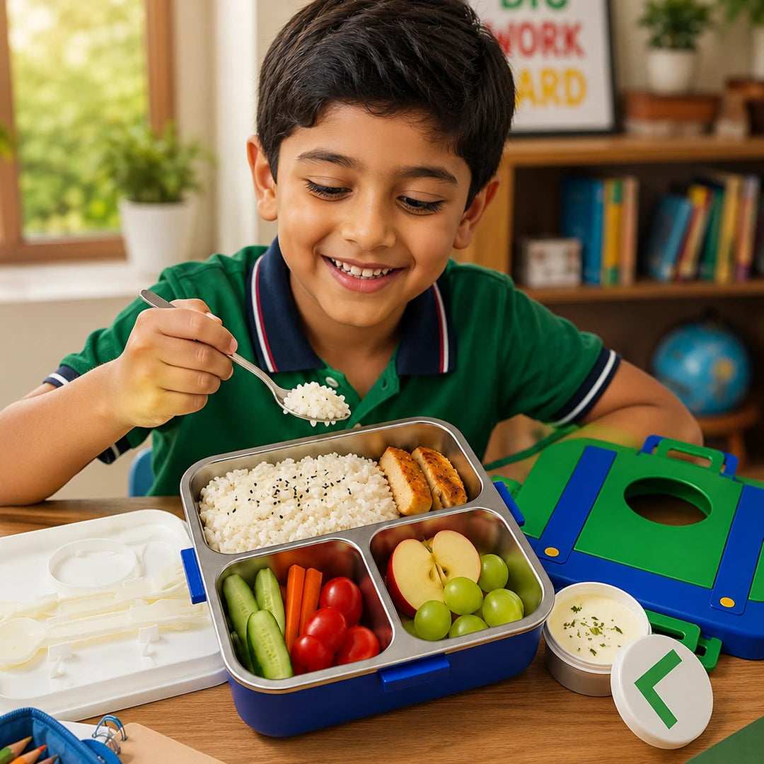 Luigi Buddy Stainless Steel School Lunch Box