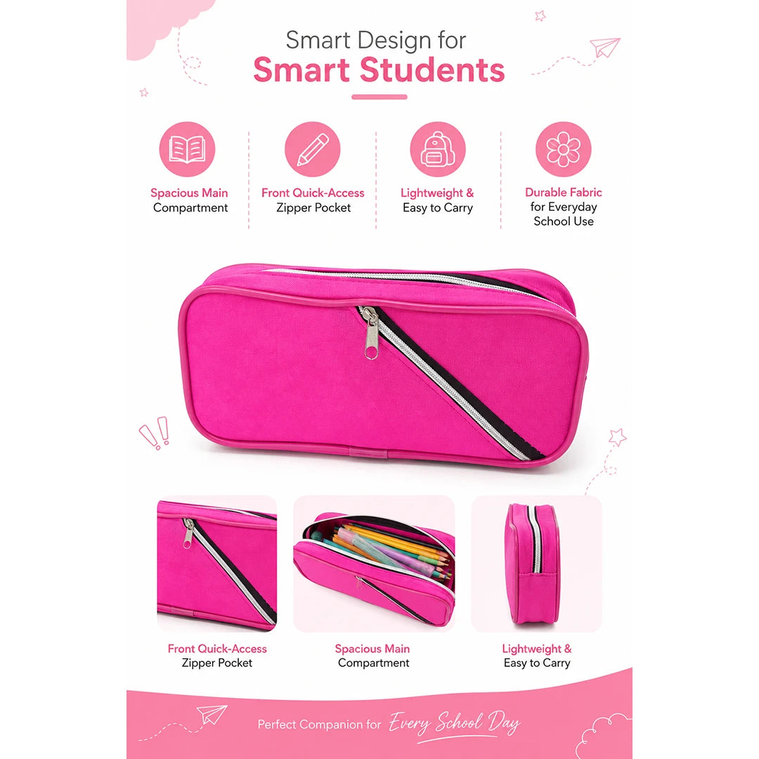 BlushPop Dual Zip Pencil Pouch