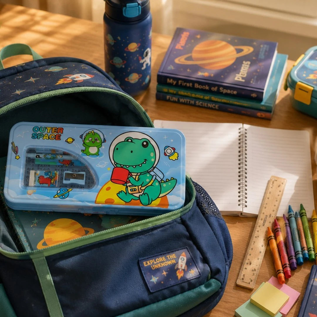 Dino Orbit Kids Pencil Box Set